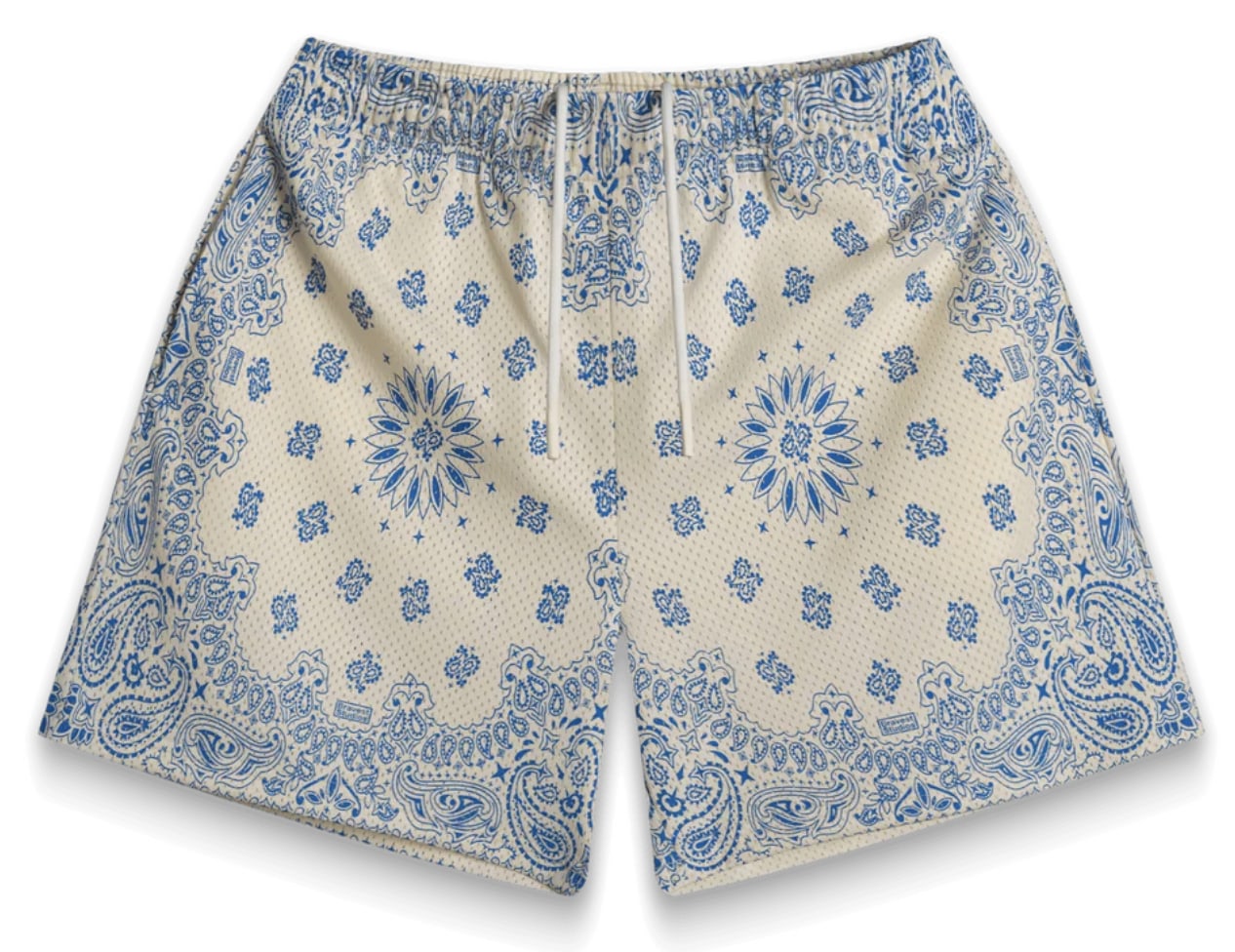Bravest Studios Blue Paisley Shorts