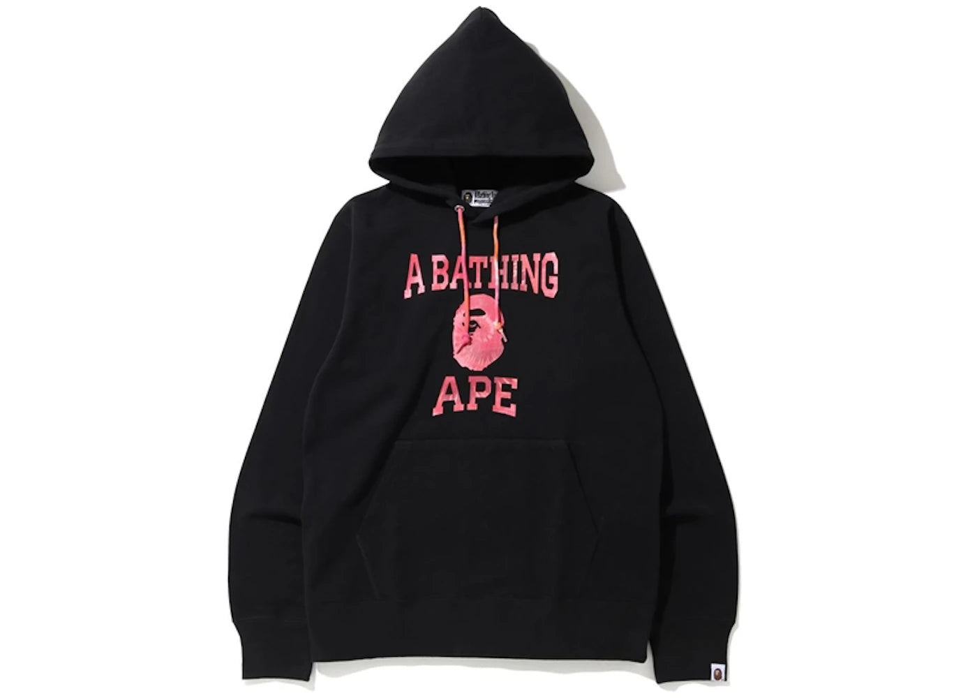 BAPE Tie Dye Pullover Hoodie Black/Red