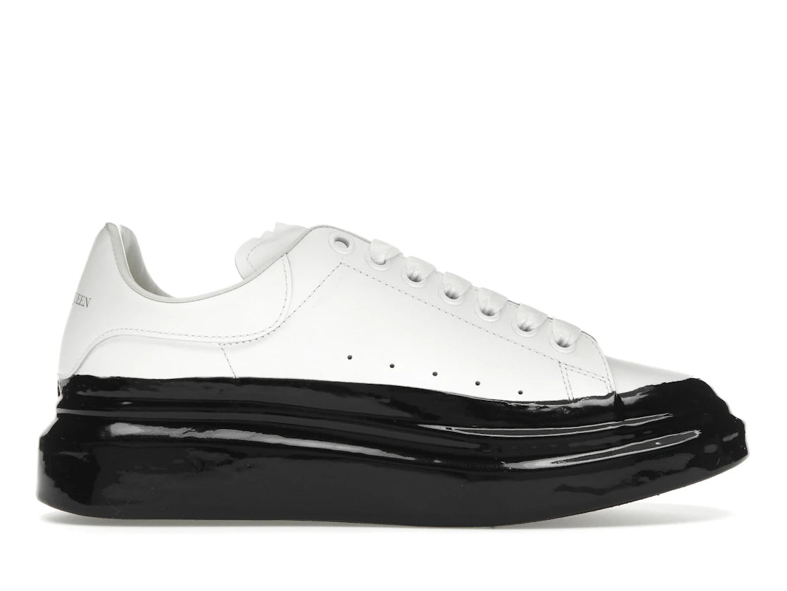 Alexander McQueen Oversized Paint Dipped White Black