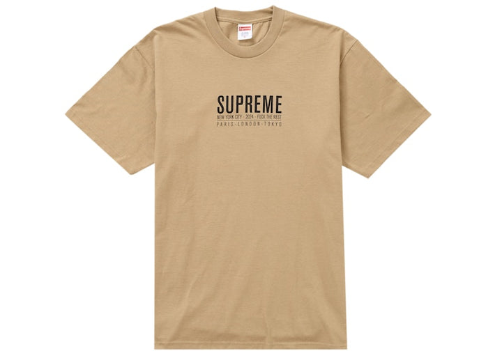 Supreme Paris Tee Khaki