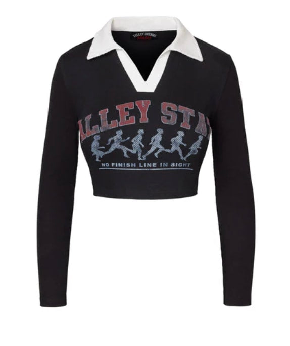 Vale Forever Techwood Rugby Crop Black