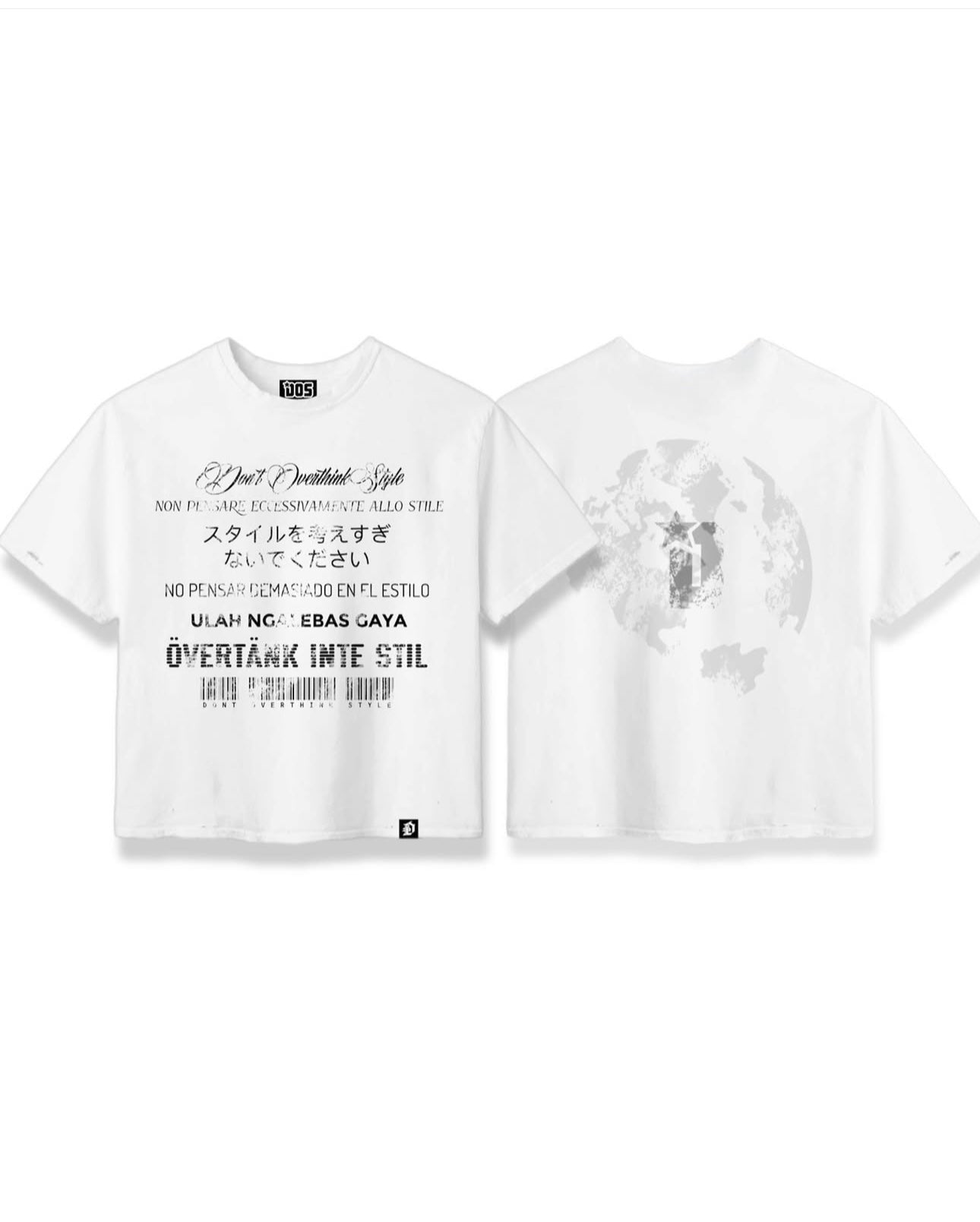 DOS GLOBAL S/S TEE WHITE