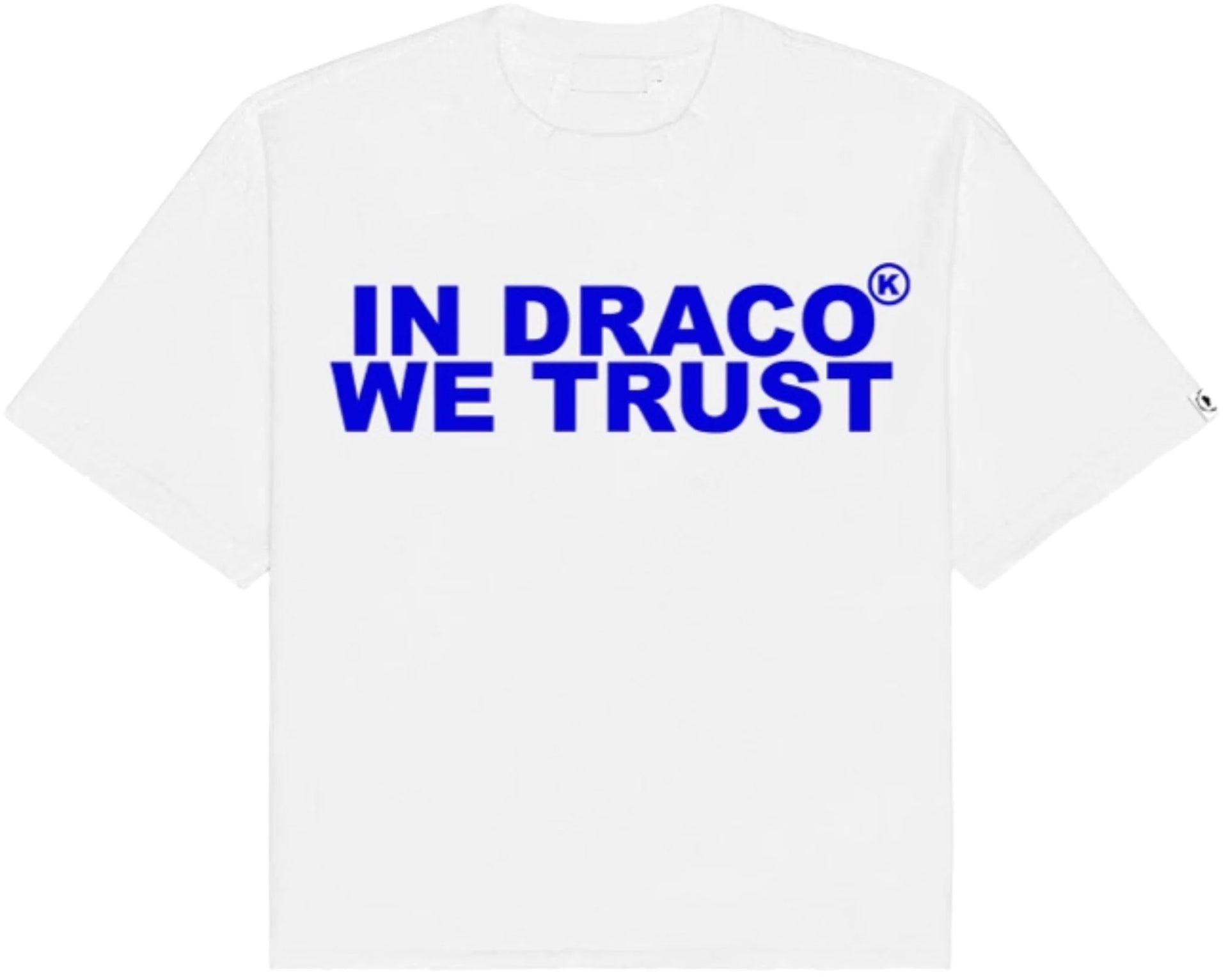 KIXKS IN DRACO WE TRUST TEE WHITE/BLUE
