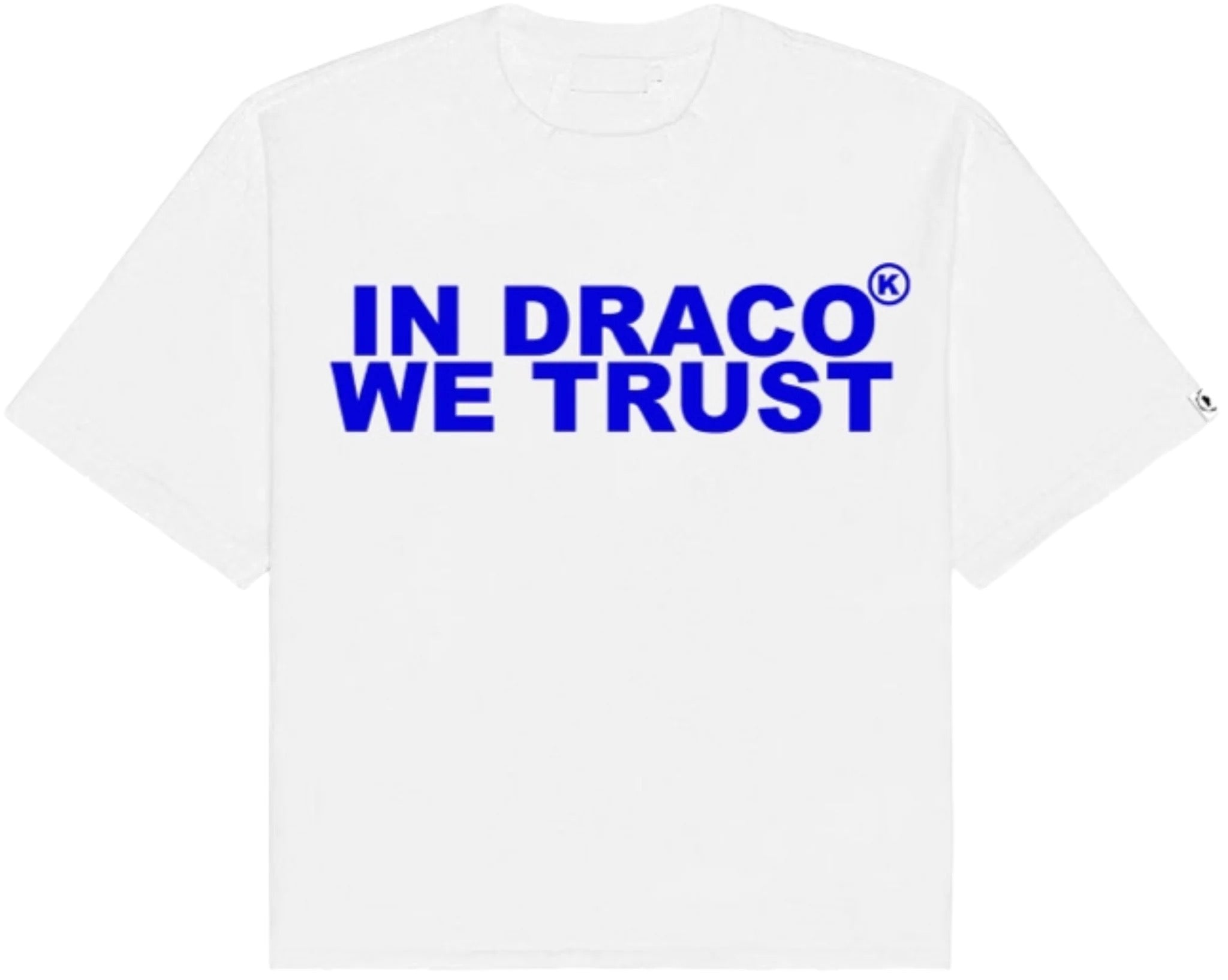 KIXKS IN DRACO WE TRUST TEE WHITE/BLUE