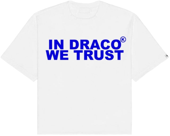 KIXKS IN DRACO WE TRUST TEE WHITE/BLUE