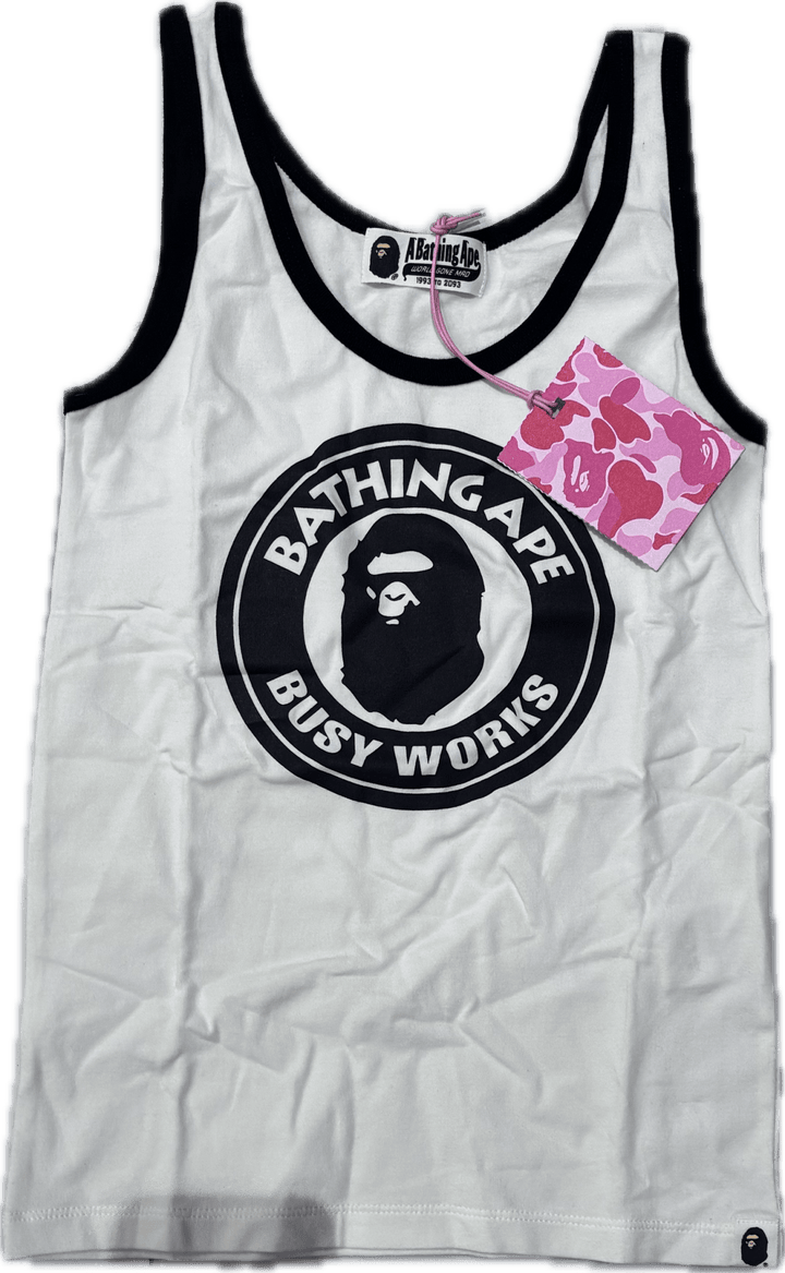 A Bathing Ape Tank Tee Female White