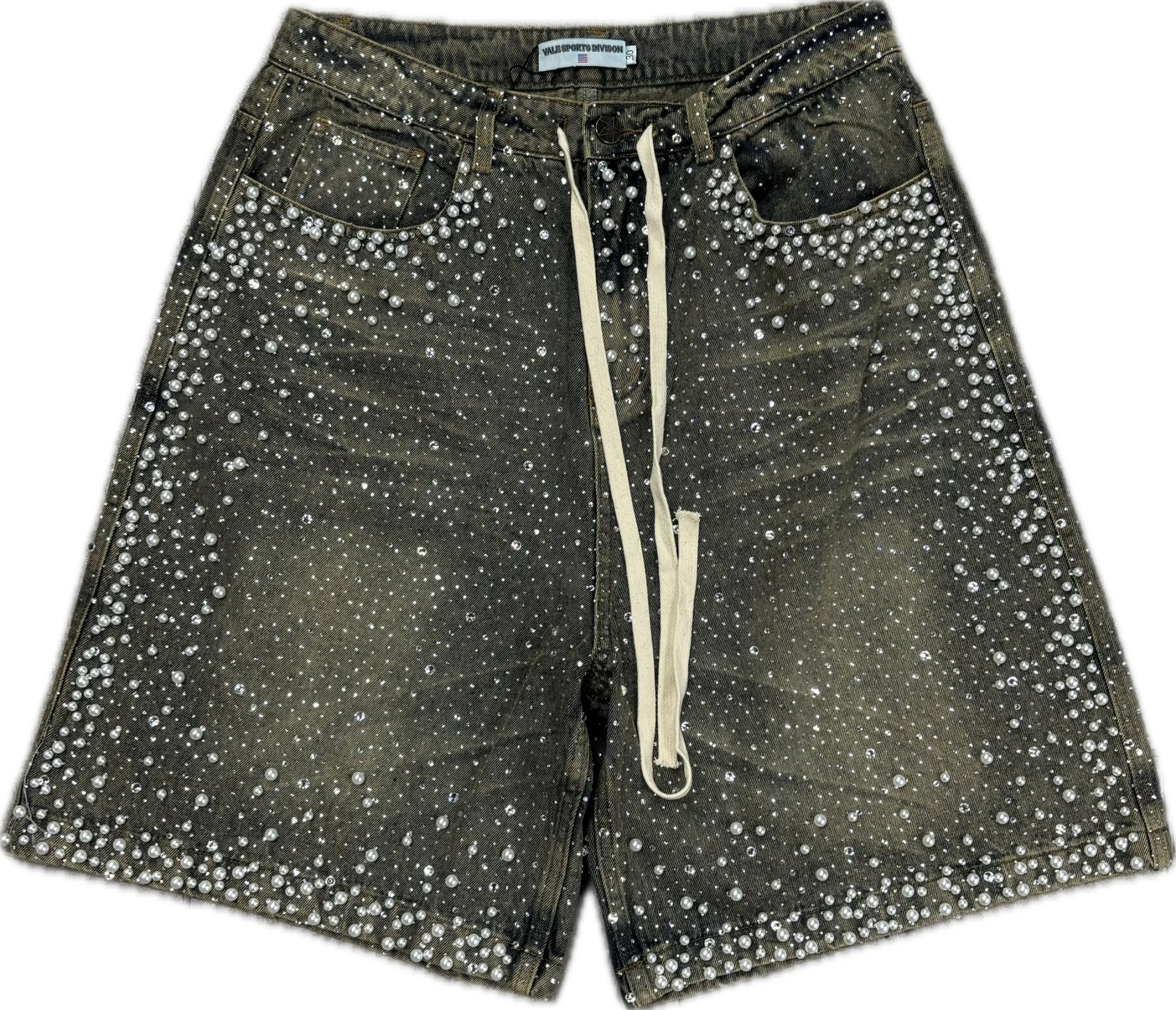 VALE PEARL STONE BROWN WASH JORTS