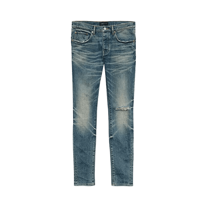 PURPLE BRAND Vintage Knee Blowout Pants 'Mid Indigo'