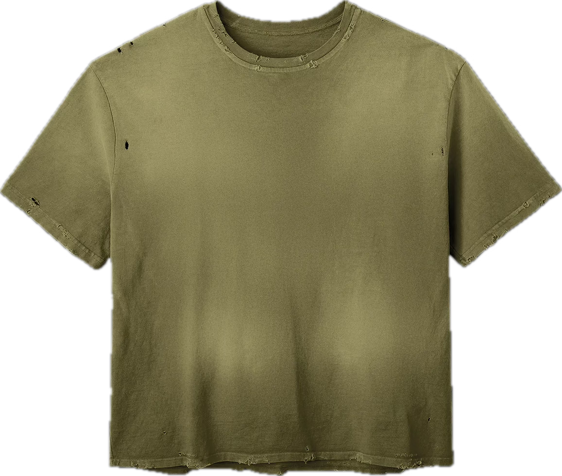 GV GALLERY MILITARY GREEN BLANK TEE