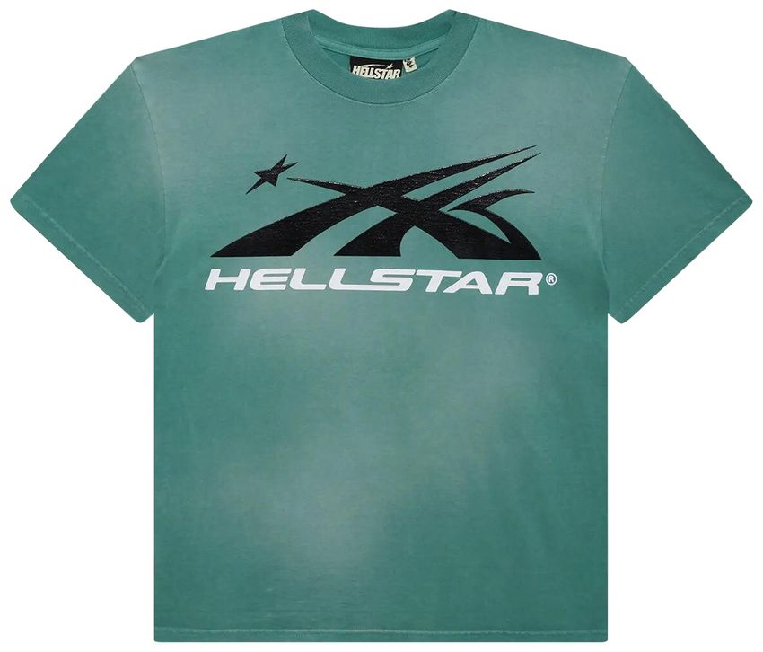 Hellstar Sports Core Logo Gel Tee Green