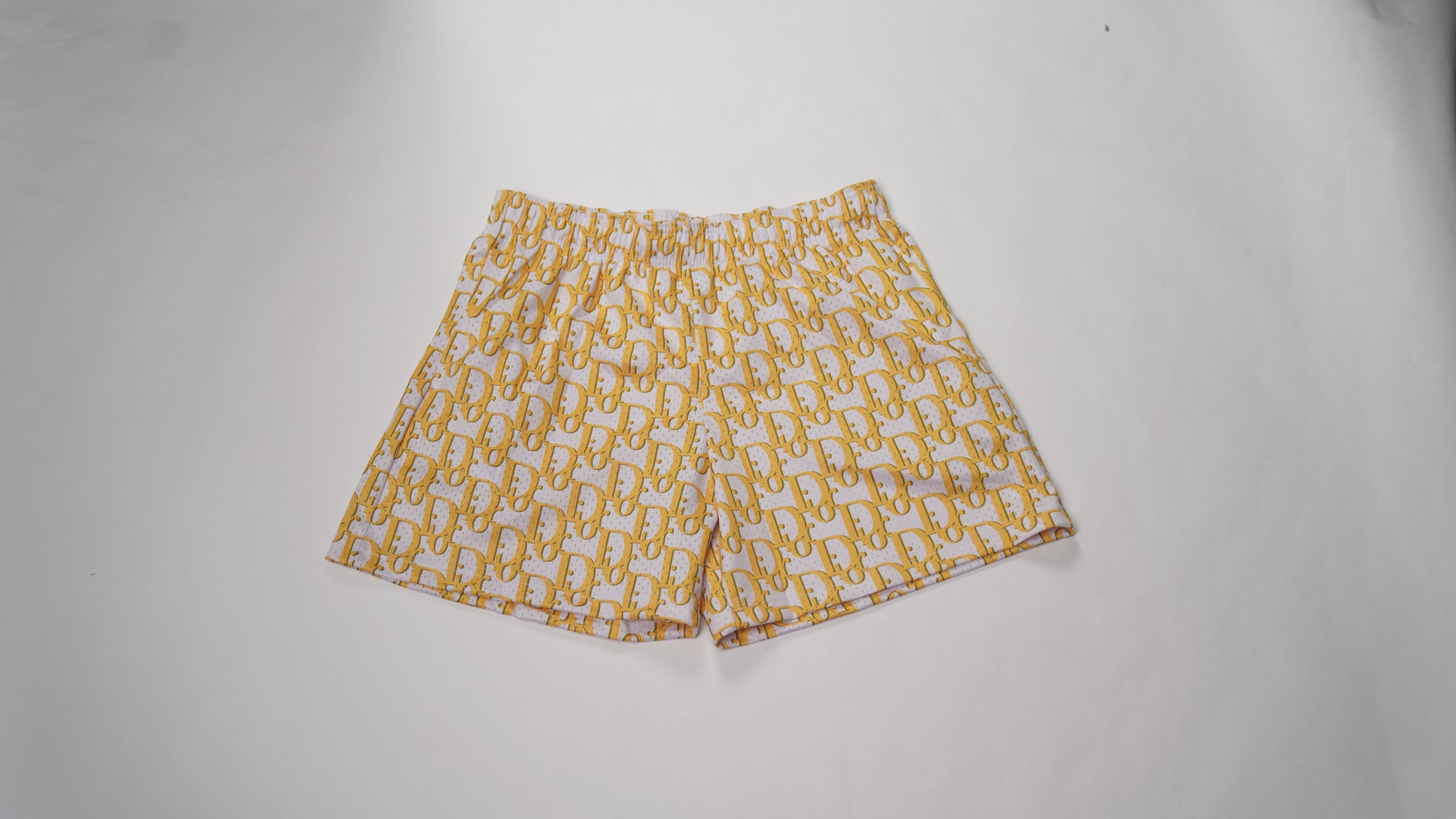 BRAVEST STUDIOS DIOR SHORTS YELLOW