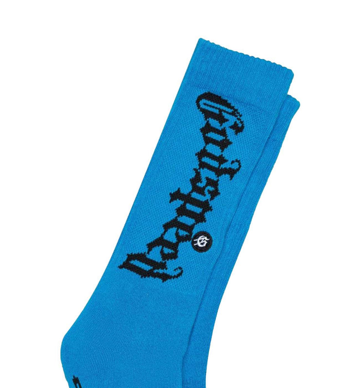 GODSPEED OG LOGO SOCK NEON BLUE