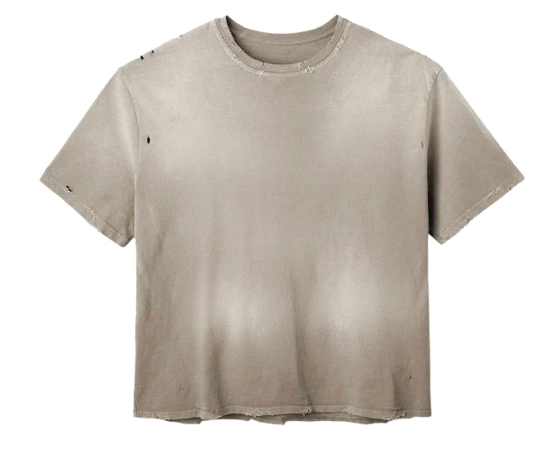 Raspberry Hills Distressed Blank Tee "Taupe"