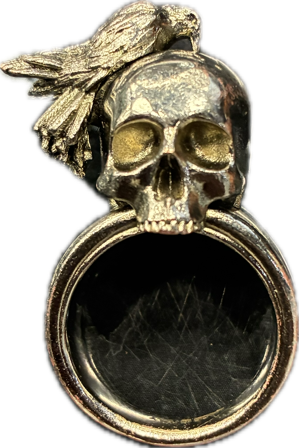 Alexander Mcqueen Skull And Raven Ring