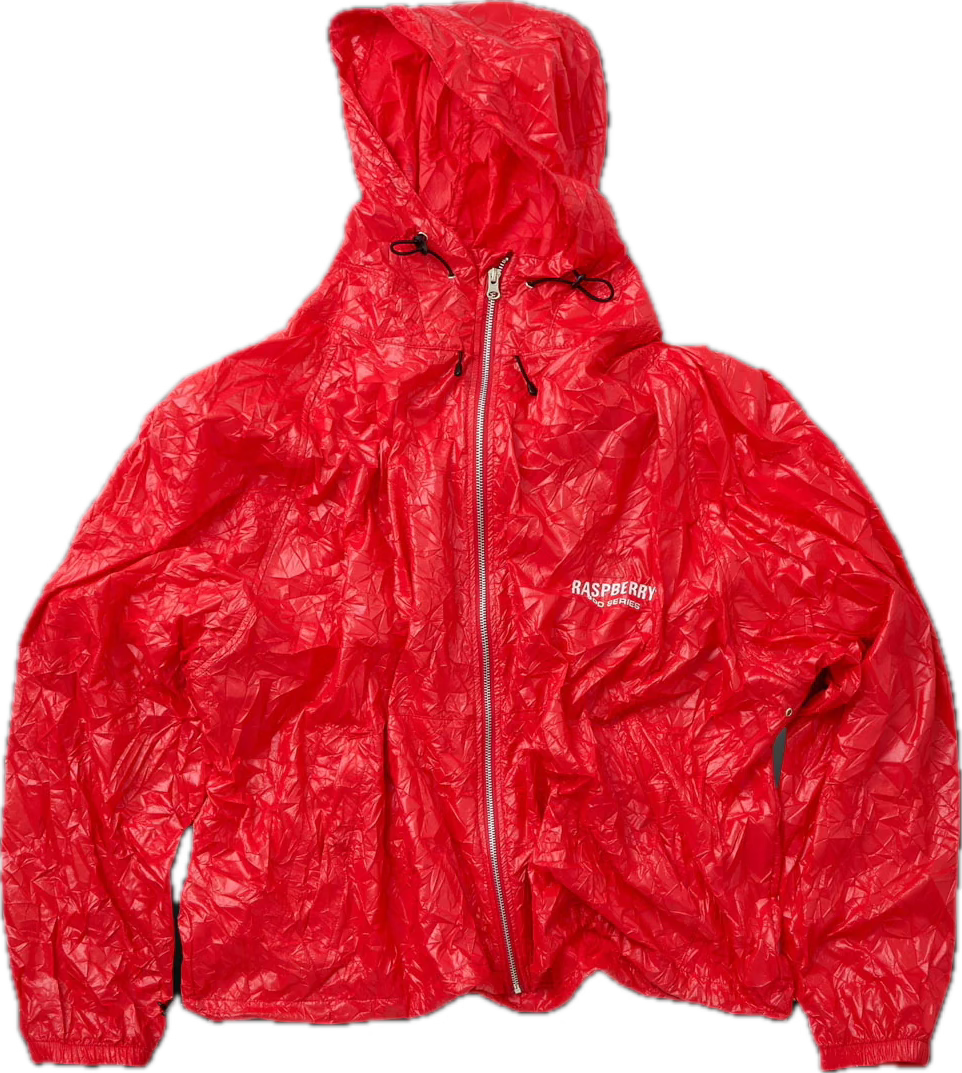 GV GALLERY RED CRINKLE JACKET