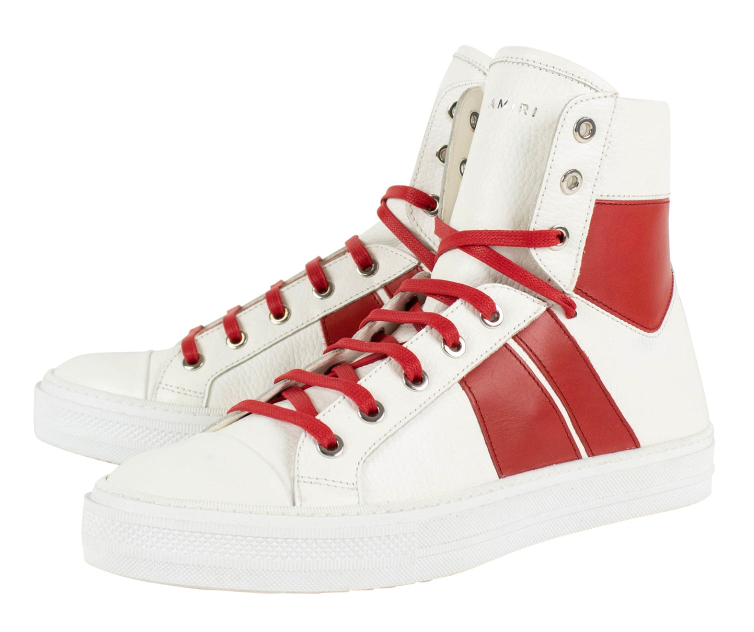 Amiri Sunset Leather 'White Red' Highs