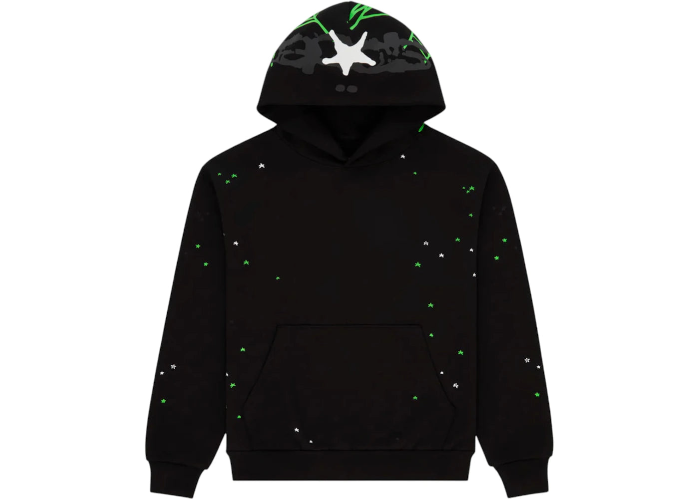 Sp5der Heavy Web Hoodie (FW25) Black