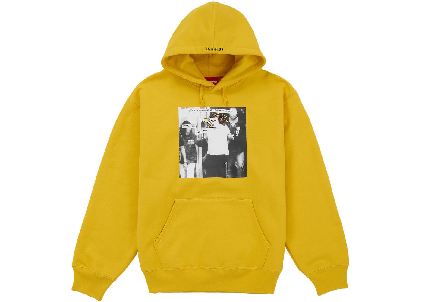 Supreme ANTIHERO Hooded Sweatshirt (FW25) Yellow