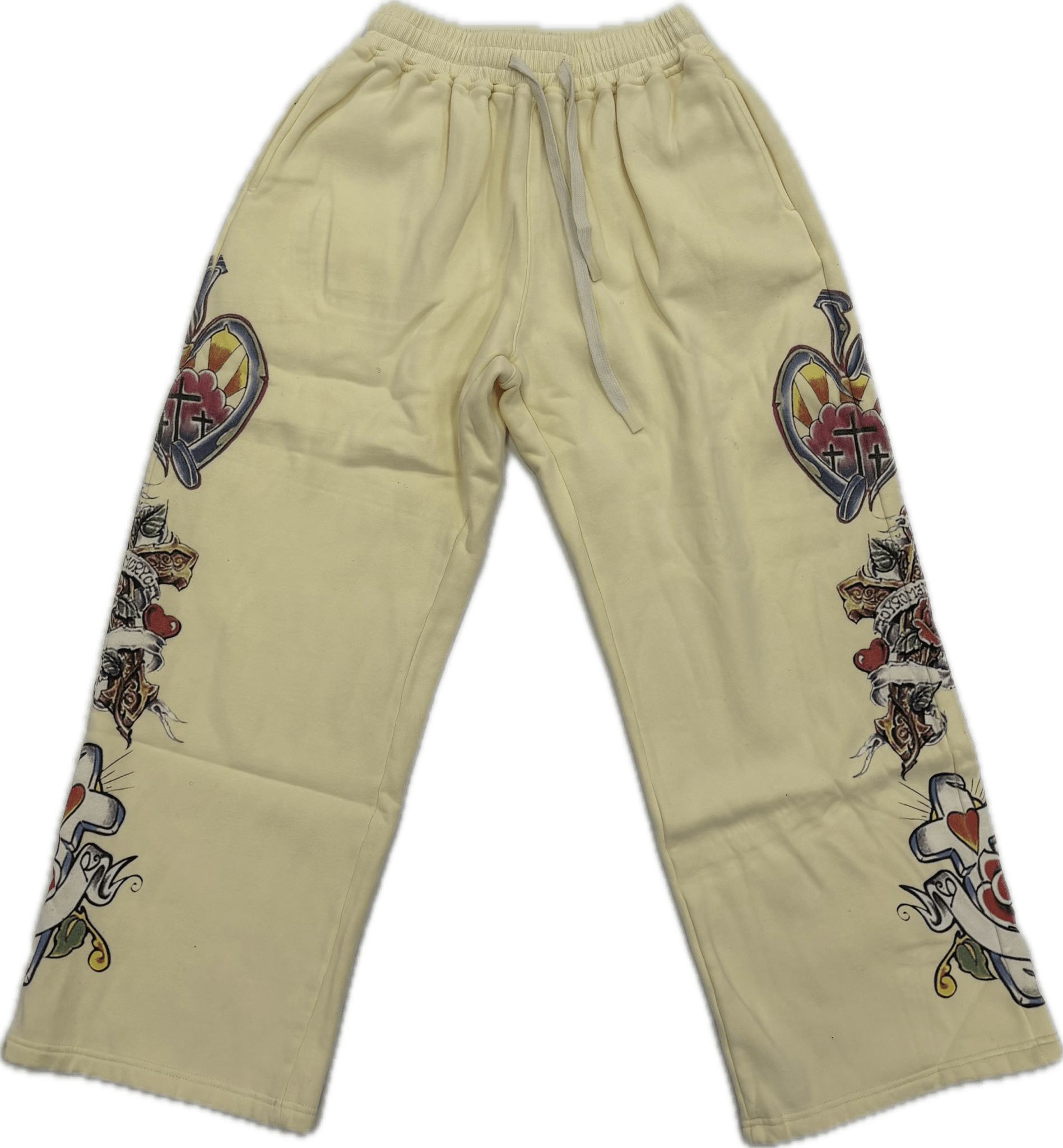 Cream Risen Sweatpants