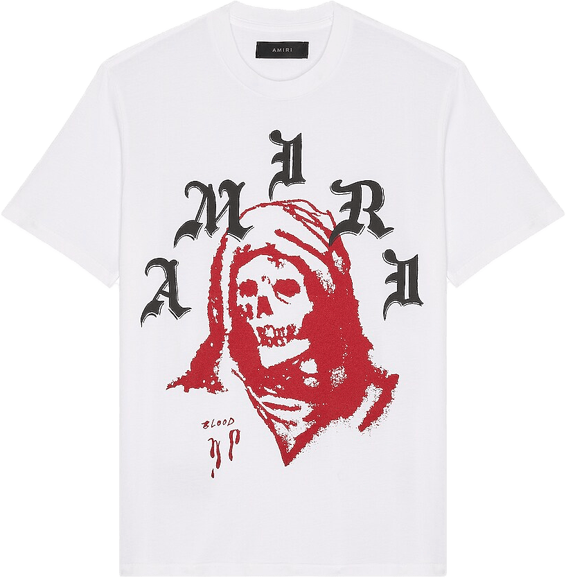 Amiri Wes Lang Solar Kings Tee White