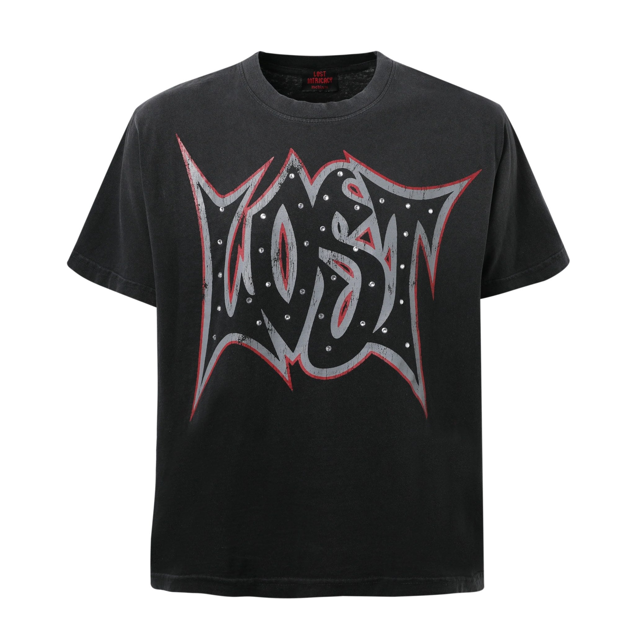Lost Intricacy Lost Outline Black T-Shirt