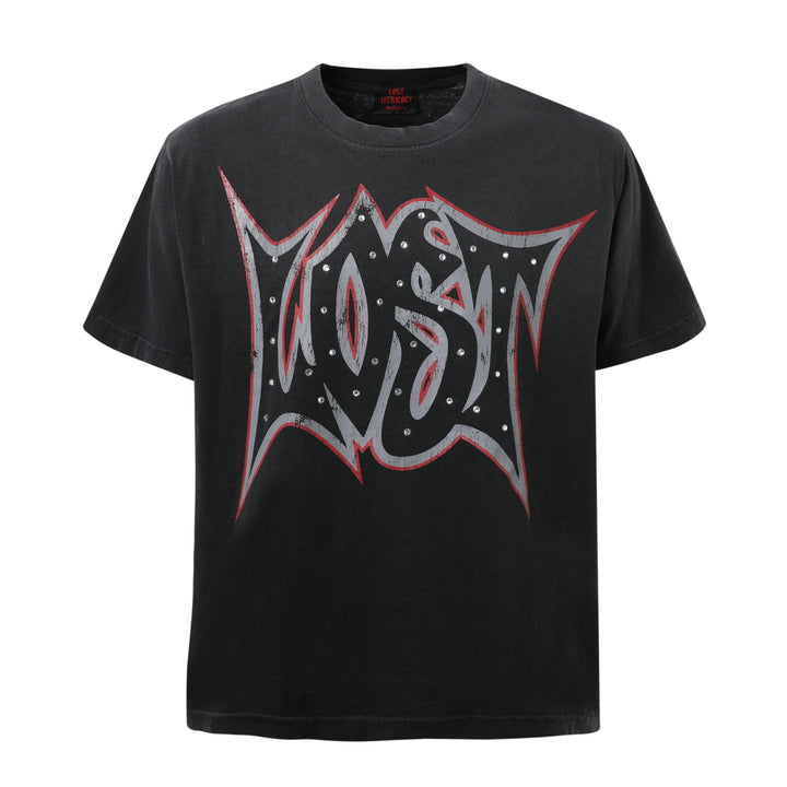 Lost Intricacy Lost Outline Black T-Shirt