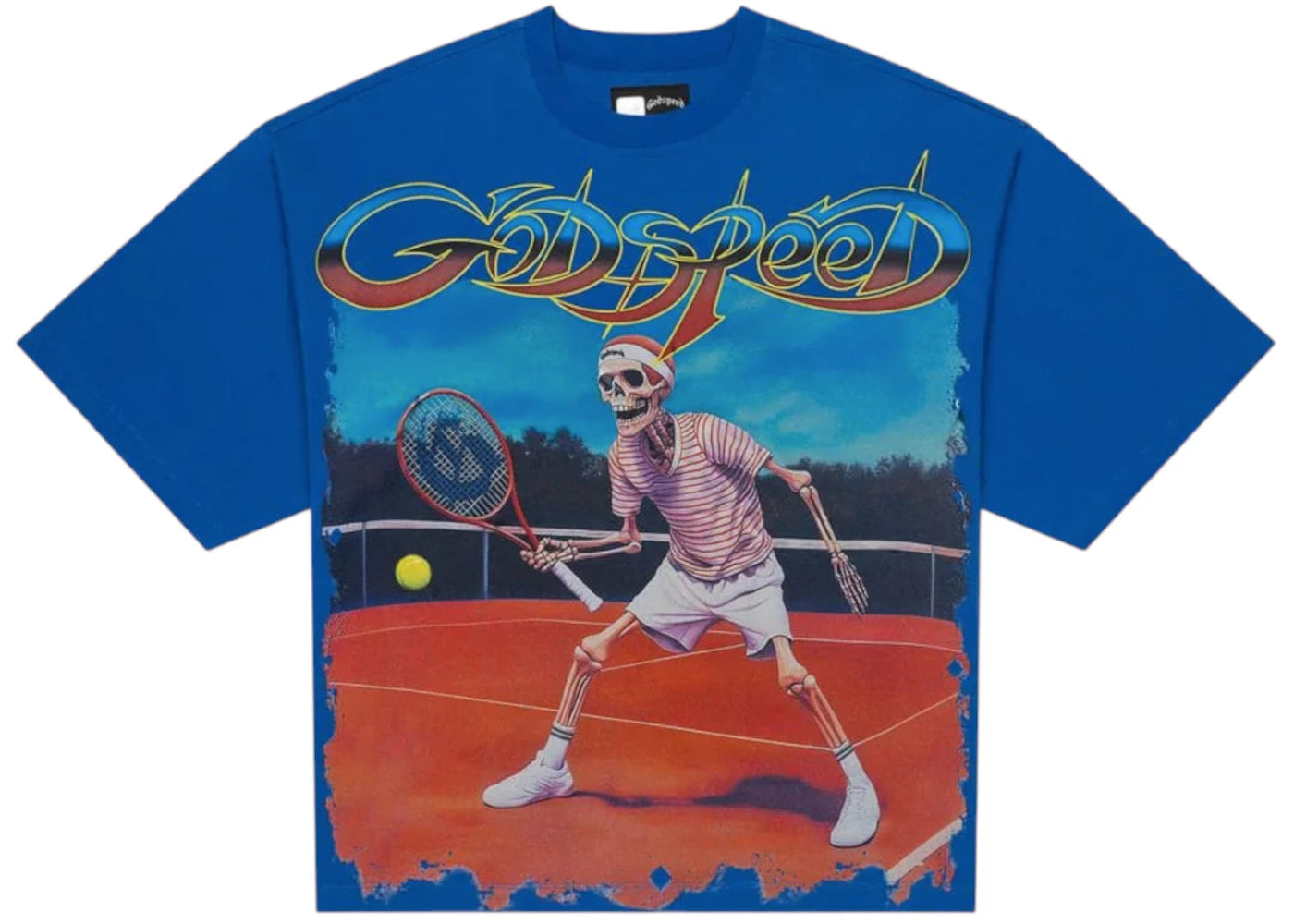 Godspeed Top Spin T-shirt Blue Wash