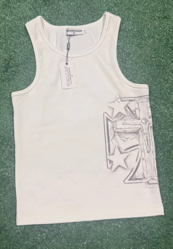 Vale Tank Tee White