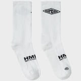 Happy Memories Dont Die CREW SOCK White/Black