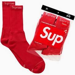 RED SUPREME SOCK