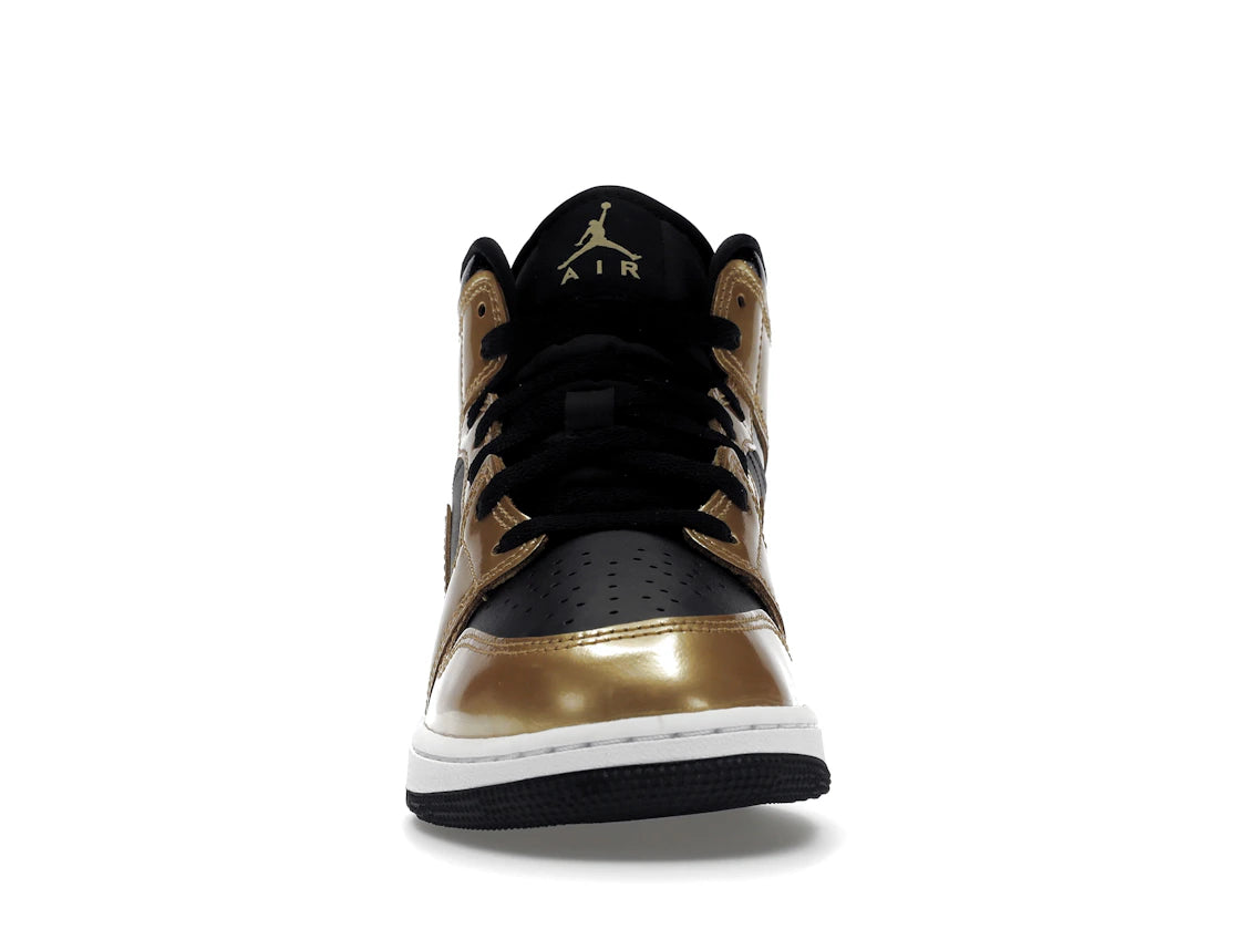 Jordan 1 Mid SE Metallic Gold Black (GS)