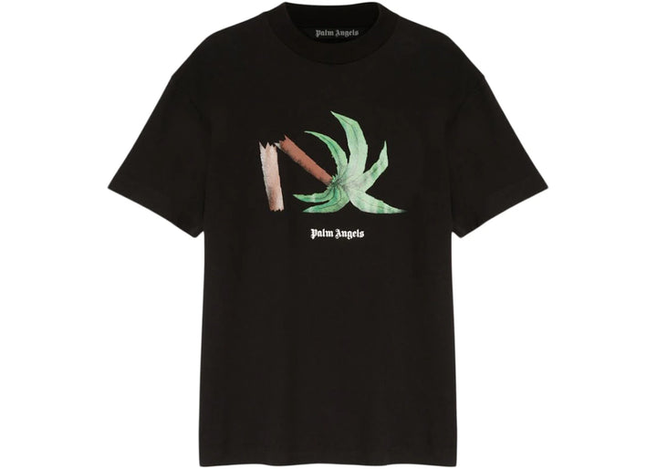 Palm Angels Broken Palm Classic T-Shirt Black/Green