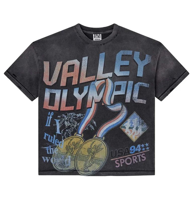 Vale Olympia Black Tee
