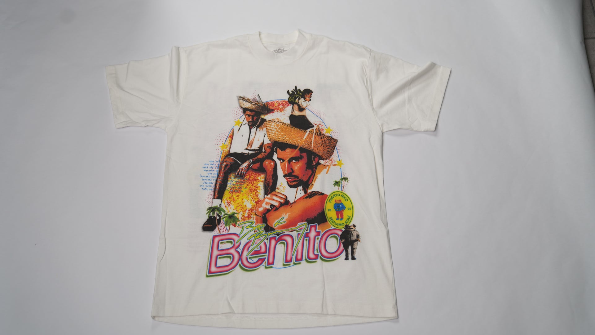 BAD BUNNY VINTAGE TEE WHITE