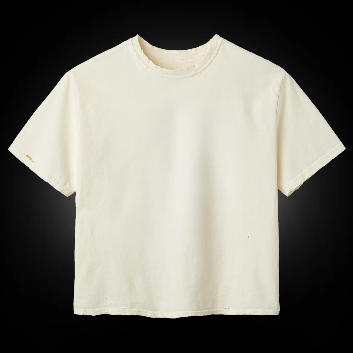 GV GALLERY VINTAGE CREAM BLANK TEE