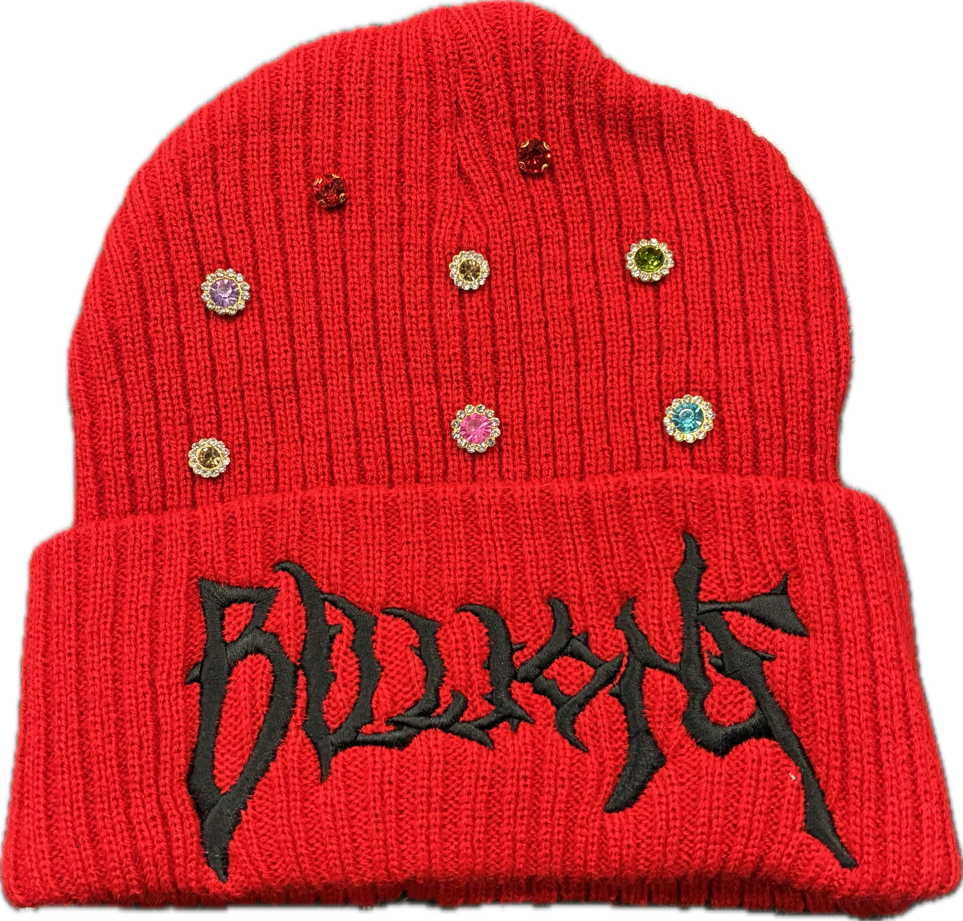 Showcase Billionaire Blue Beanie Red