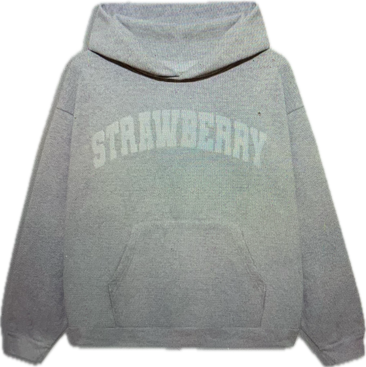 Strawberry Brand Heather Grey Hoodie
