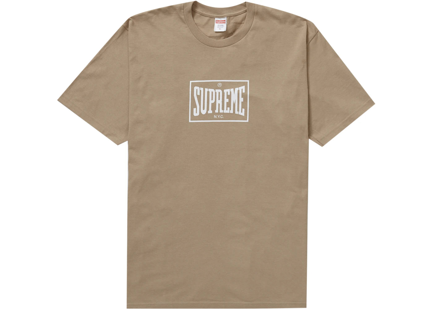 Supreme Warm Up Tee Khaki