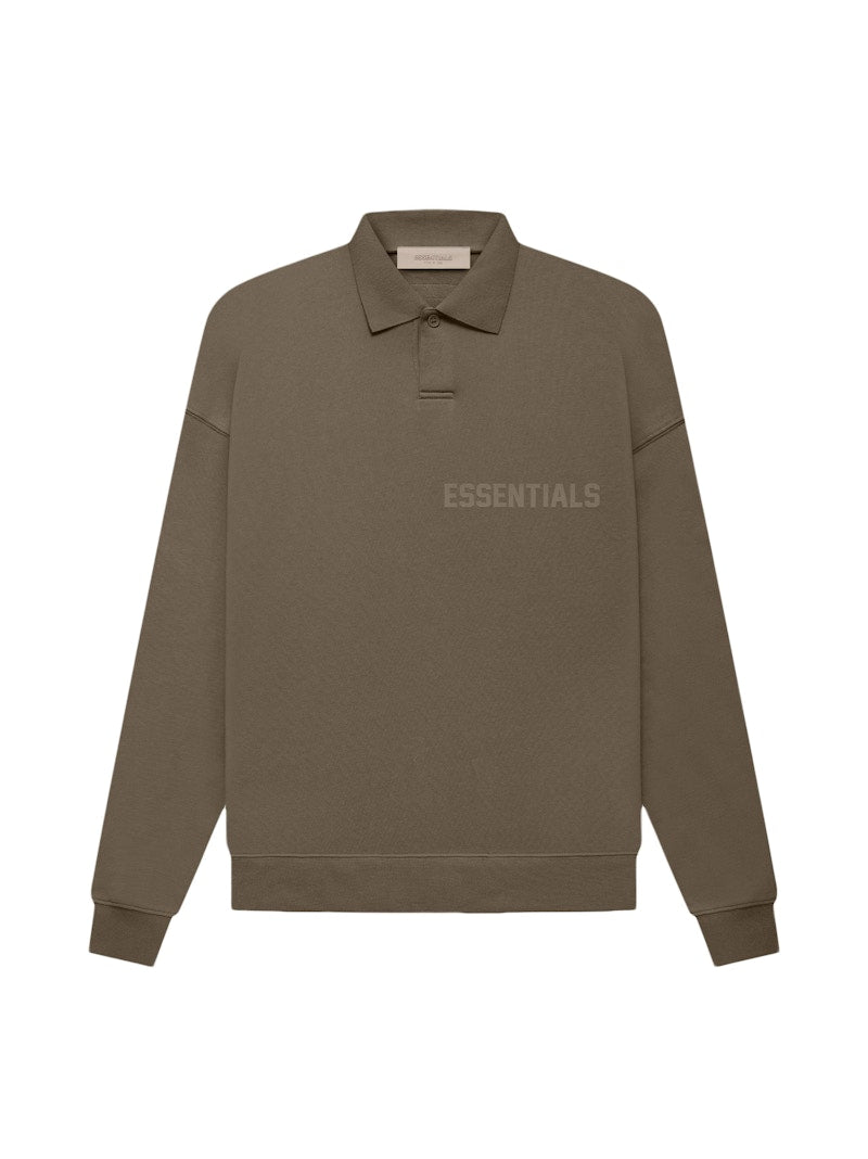 Fear of God Essentials LS Polo Wood