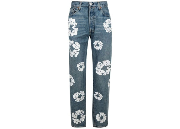 Denim Tears x Levi's Cotton Wreath Jean Light Wash