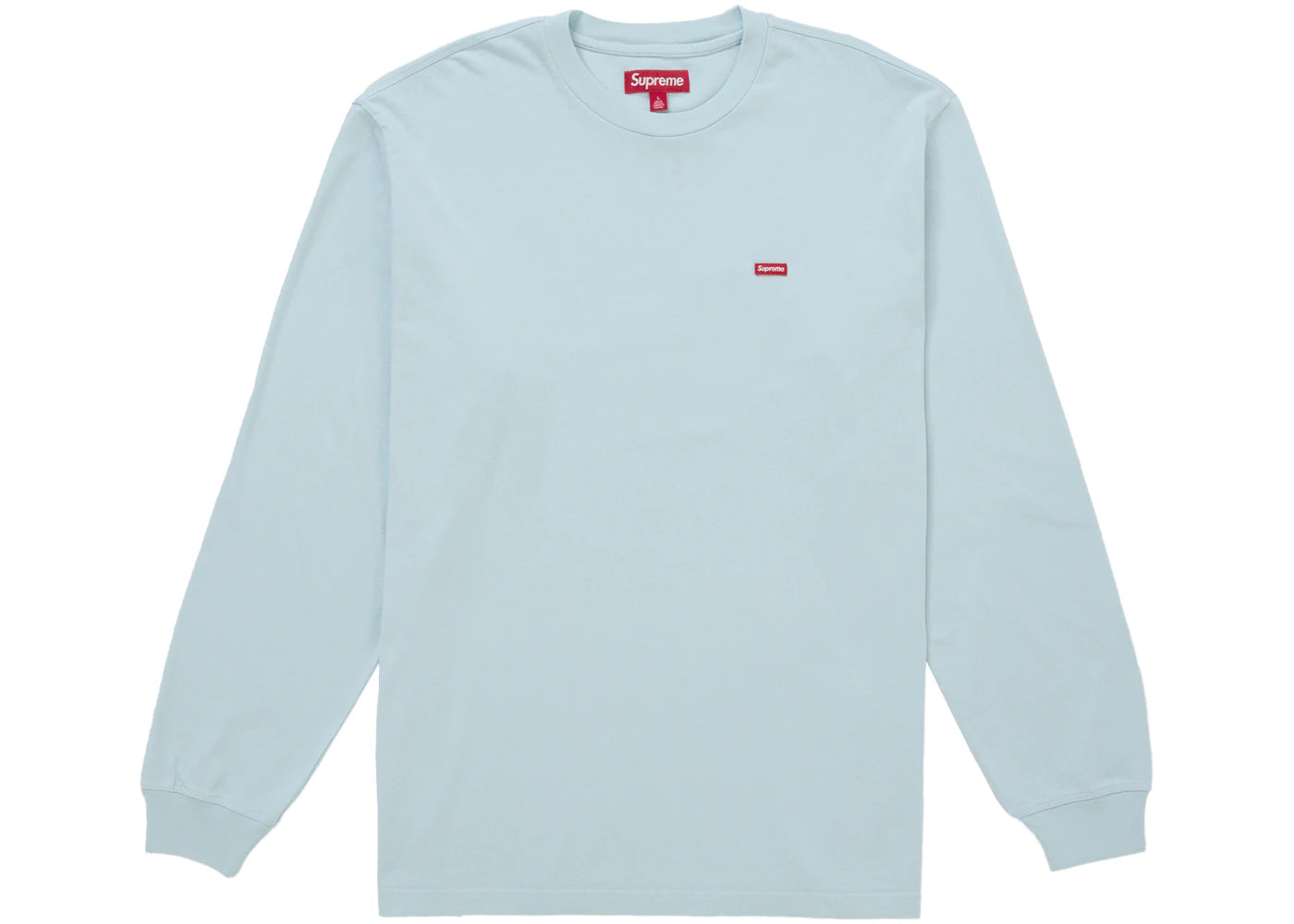 Supreme Small Box L/S Tee (FW25) Light Blue
