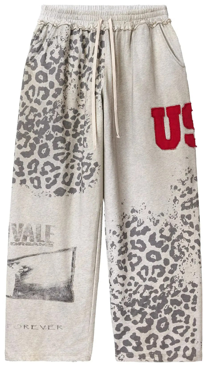 Vale Forever Cheetah Sweats 'Grey'