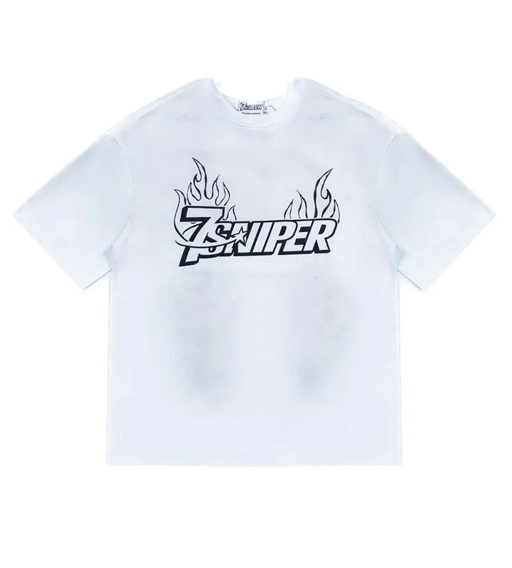 Triple Seven Flame Logo Tee
