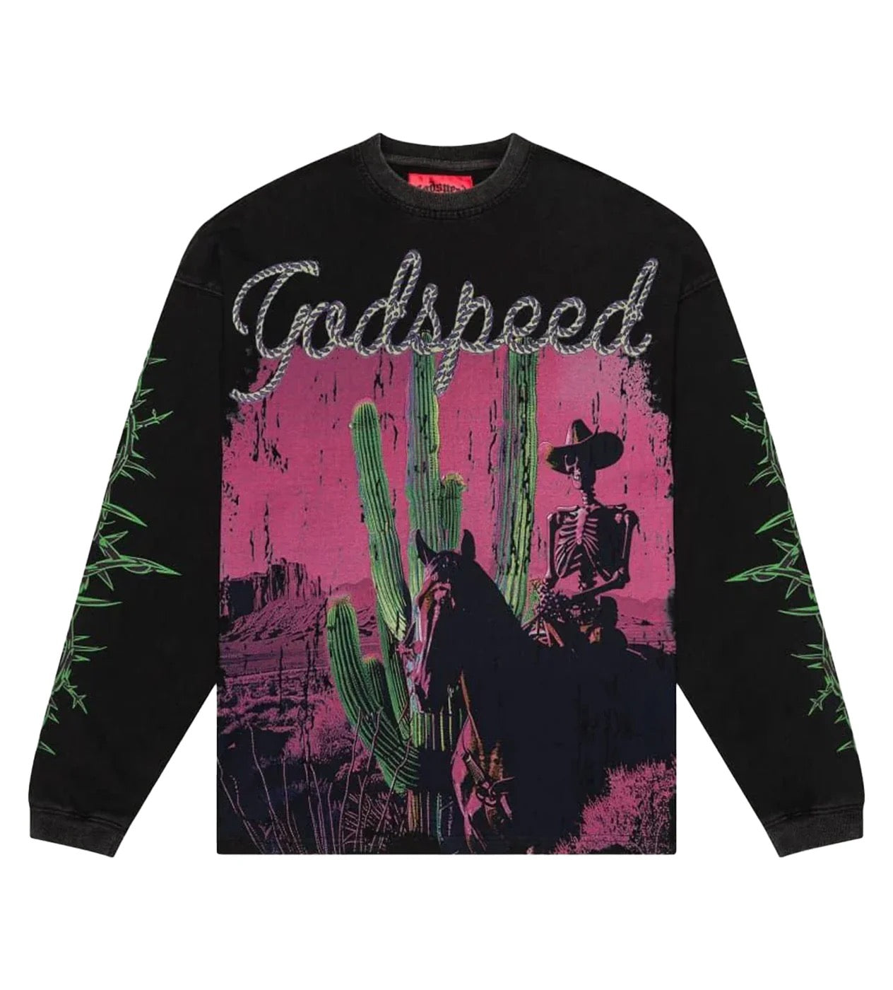 GODSPEED WESTWORLD L/S TEE BLACK