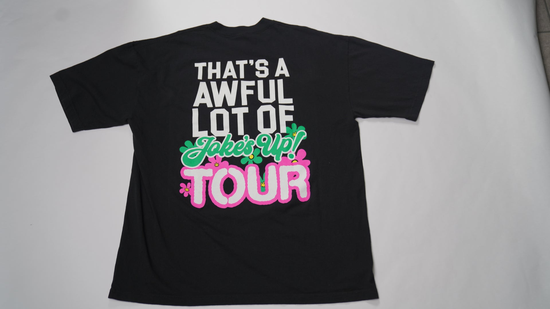 AWFUL LOT OF COUGH SYRUP TEE BLACK