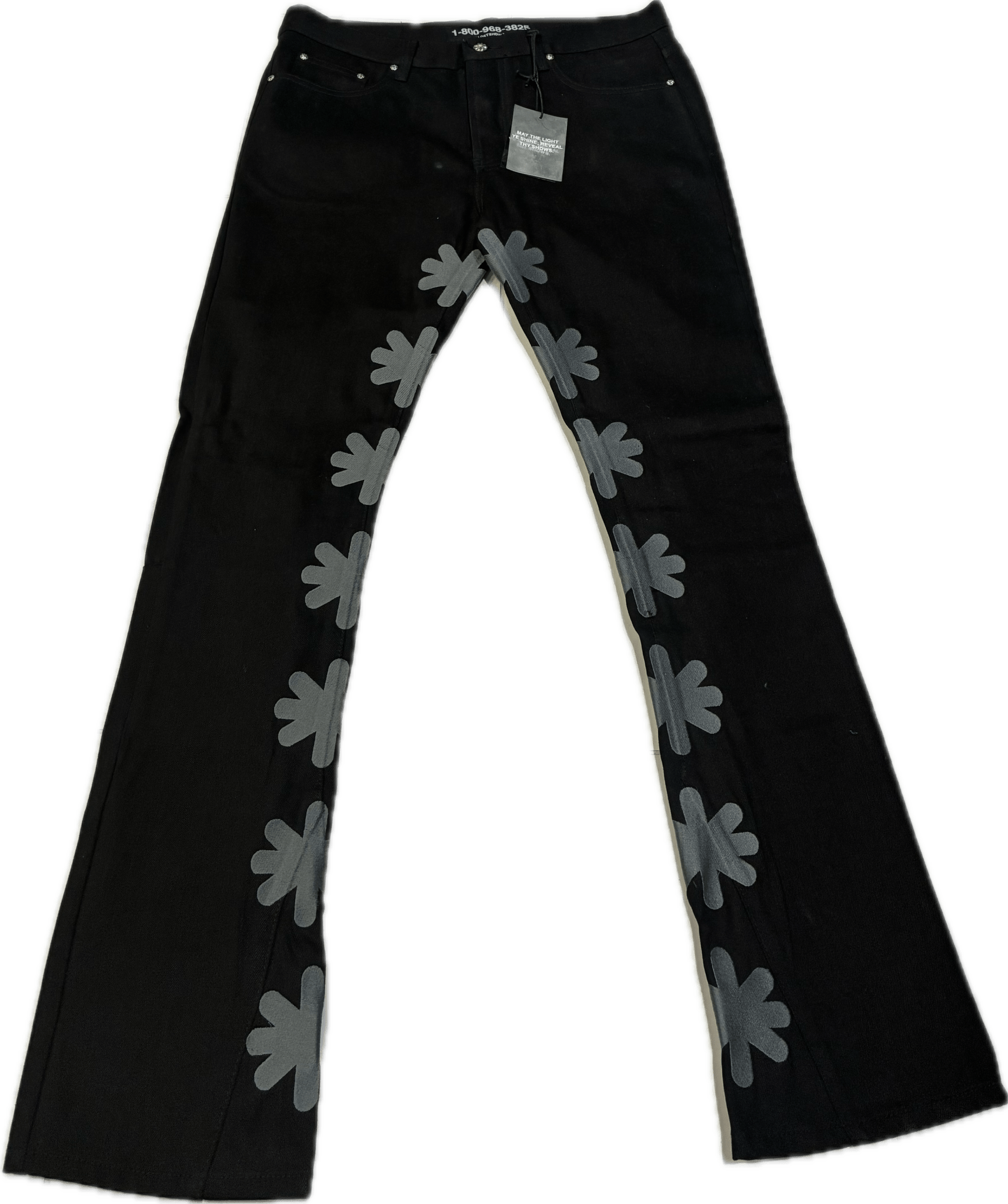 Lost Shadows Black Grey Jeans