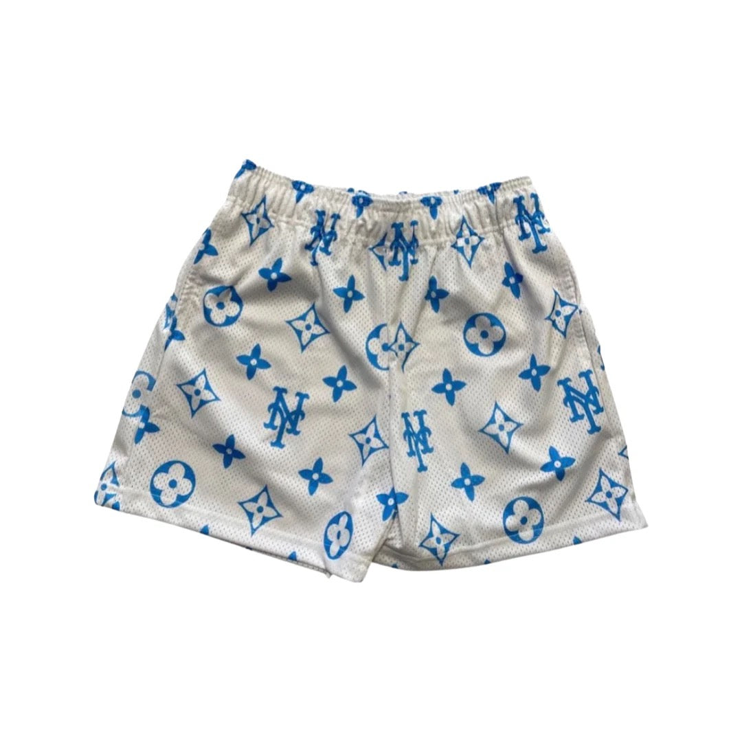 BRAVEST STUDIOS LOUIS VUITTON X NY METS WHITE BLUE