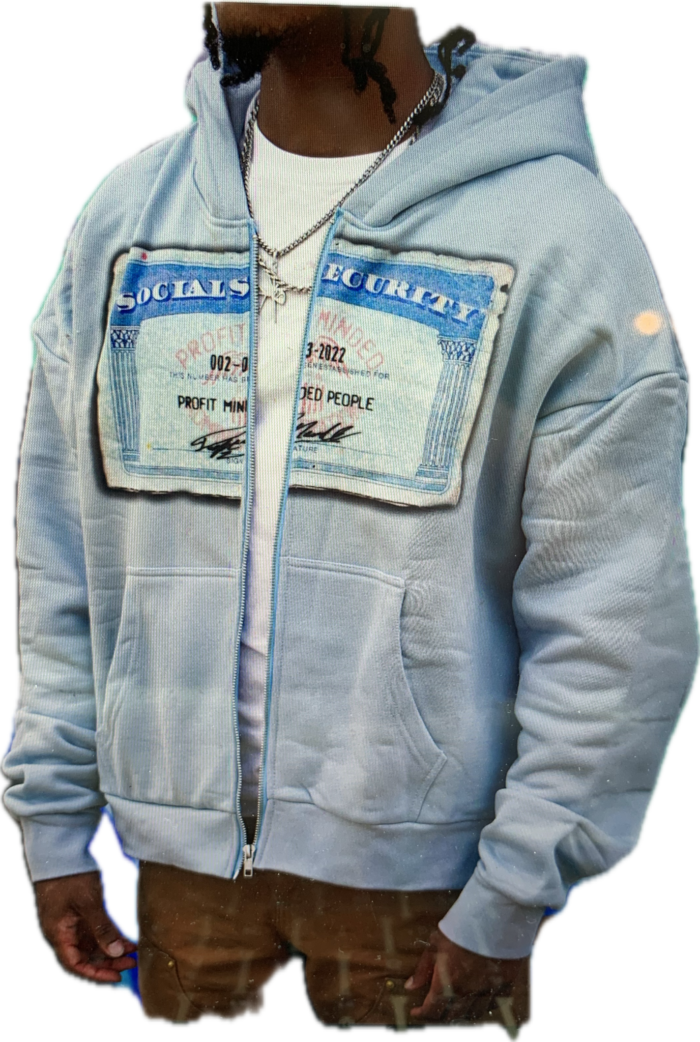 Profit Minded Light Blue Hoodie