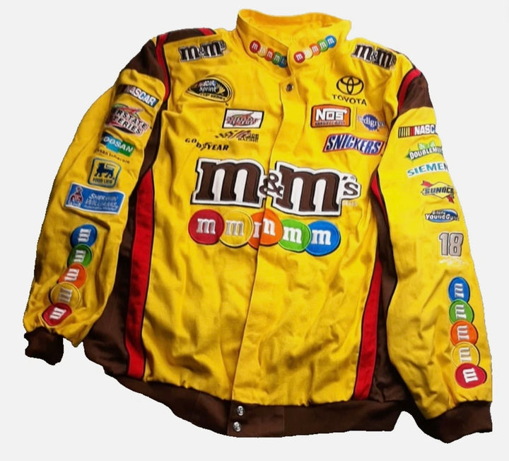 Kyle Busch M&M Jacket Yellow