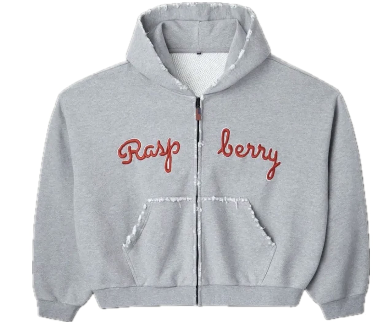 Raspberry Script Zip Sweatshirt